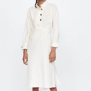 SOLD - Zara linen blend dress wrap tie, size Large